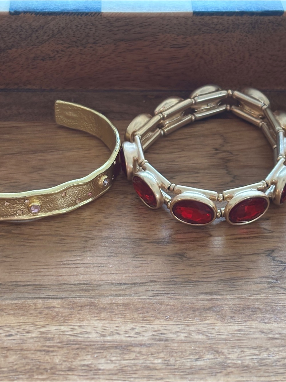 Pair of Chico's Gold-Tone Bracelets